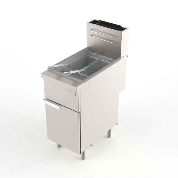 Durable Stainless Steel Commercial Fryer Gas For Restaurant