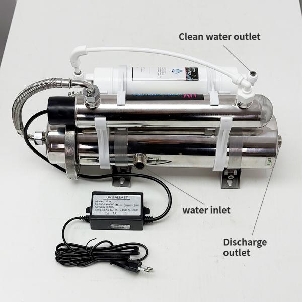 Stainless Steel Ultraviolet Water Filter for Drinking Water Treatment Equipment