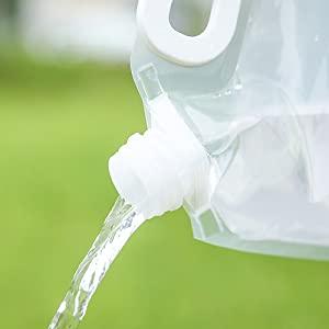 Collapsible Water Container Bag, Storage Jug, Sport Camping Riding Mountaineer, Freezable