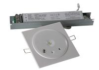 operação de bateria 1.0Ah da luz de emergência do diodo emissor de luz do teto do Ni-CD 1W 20PCS