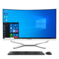 27 pulgadas de pantalla curva juegos portátiles computadoras de escritorio monobloque con teclado de ratón