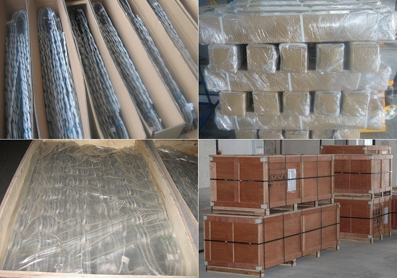 6 Pieces PVC Spiral Vibration Damper 1300mm-1700mm