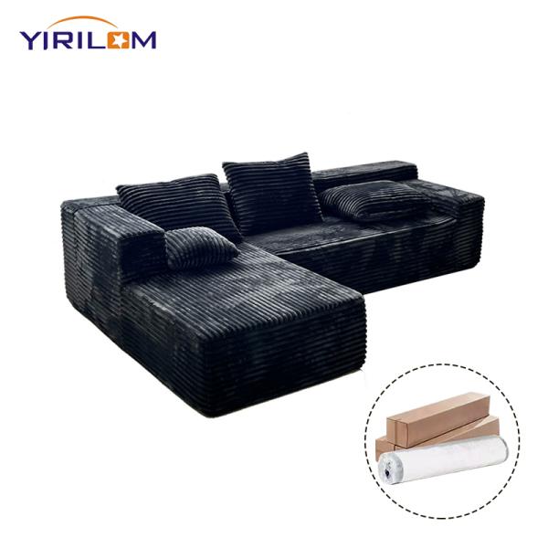Set de sofá dormitorio cómodo y hermoso Sofá de compresión para sala de espera Usado