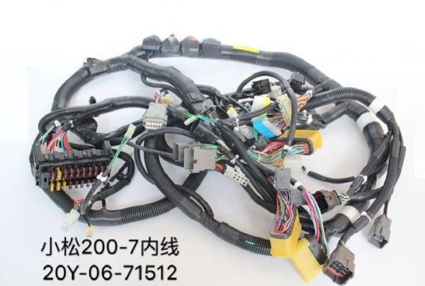 OEM Excavator Operator Cab Wiring Harness For PC200-7 PC220-7 20Y-06-31110 20Y-06-71512
