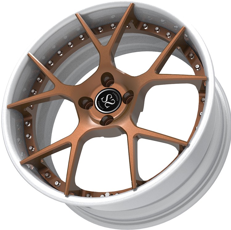 сплав автомобиля 2 выкованные частями пробелы центров колеса для X5 X6 RS6 RS5 в 5x120 5x112