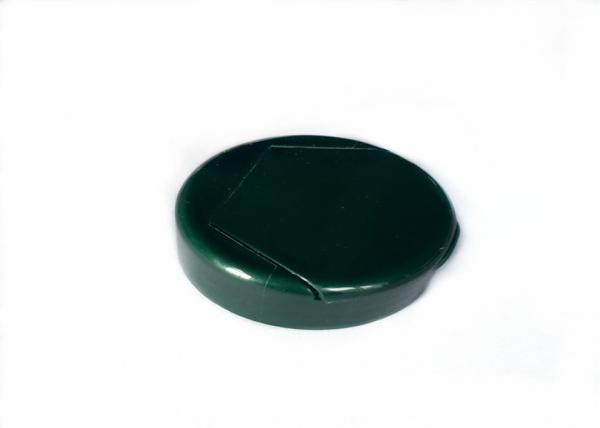 Dark Green Plastic Bottle Lids Smooth Closure 20/410 24/410 For Lotion Bottle
