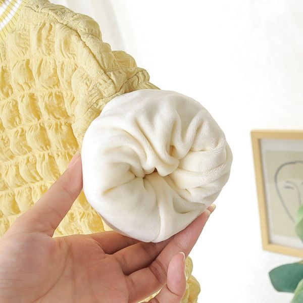 Пуловер рукава блузки плюша одежды детей зимы полиэстера хлопка белый длинный