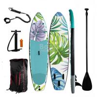 Le PVC gonflable de point de baisse de panneau de PETITE GORGÉE de double couche tiennent la planche de surf gonflable