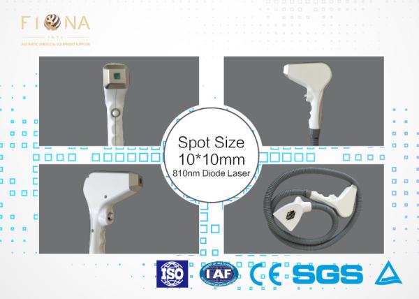 Non Channel Handles Laser Hair Removal Beauty Machine , Painless Hair Removal Machine 810nm