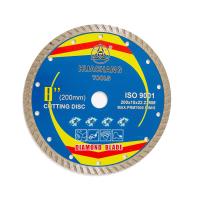 Corpo de aço quente de alta qualidade de Diamond Blade 65Mn da porcelana da imprensa 8inch ‘200×1.6/2.6×10×22.23mm com vida de corte longa
