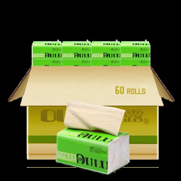 OEM/ODM Yashi 100% Virgin Wood Bamboo Pulp Soft Box Tissue Facial Tissue Custom Logo Paper 2/3/4 Ply 190x135mm Soft Plastic Pack