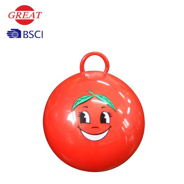 Safety Kids Hopper Ball With Heat Transparent Decal Customized Logo