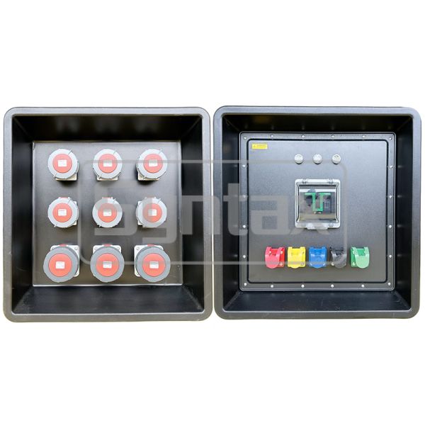 Syntax MD3 Three Phase 200A/5P 400V Event Power Distribution Board HDPE IP67 Waterproof With Schneider MCCB 630x430x680mm