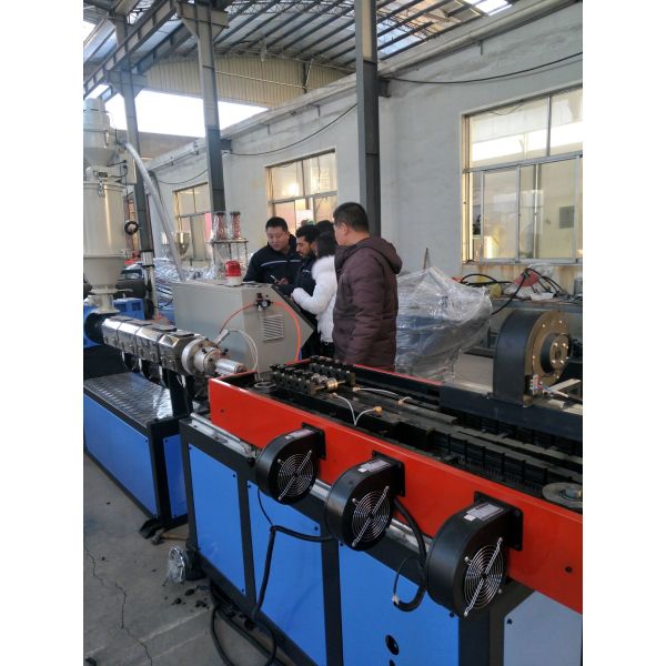 Пластиковая машина штрангпресса трубы из волнистого листового металла, труба из волнистого листового металла стены ПЭ двойная делая машину