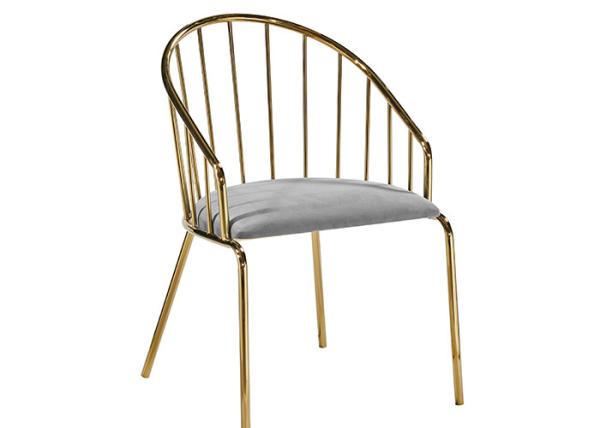 Simple And Stylish Office Leather Padded Dining Chairs