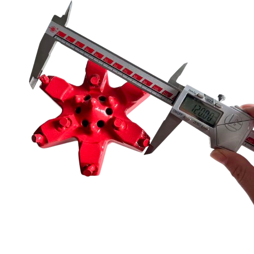 TMT Carbide Tipped Slugger Drill Bit 120mm R32 Shank For 60% Increased Cutting Efficiency