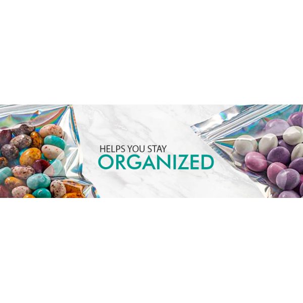 Gravure Printing Rainbow Packaging for 5 Gallon Smell Proof Aluminium Foil Candy Bag