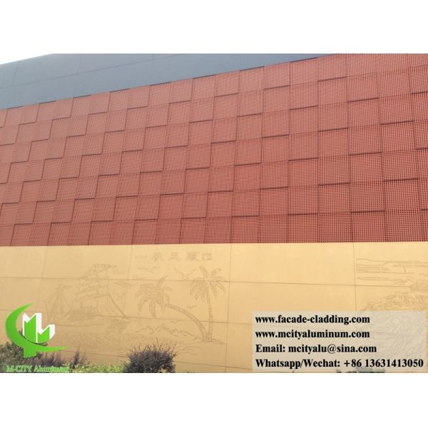 Массивные стеновые панели Металлическая облицовка Алюминиевые панели для фасадов зданий