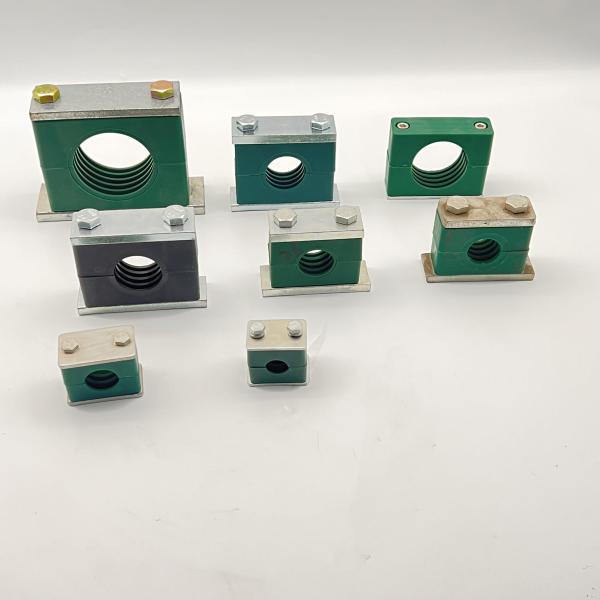ODM Hydraulic Stainless Steel Concrete Pump Pipe Clamp With Three Holes