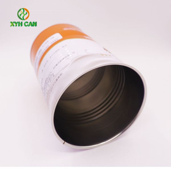 Eco Friendly Tinplate Large Round Tin Containers Recyclable For Milk Powder