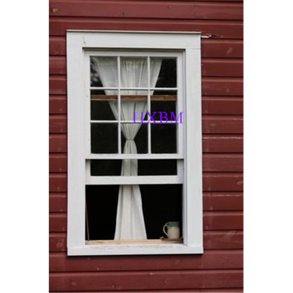 UK Style Aluminum Profile Double Glazed Up And Down Sliding Windows