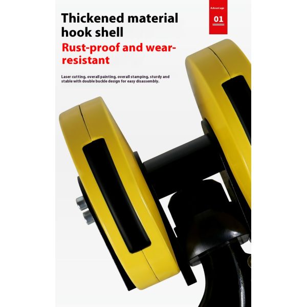 25T Lifting Capacity Durable Crane Hook with Safety Latch for Crane Lifting Applications