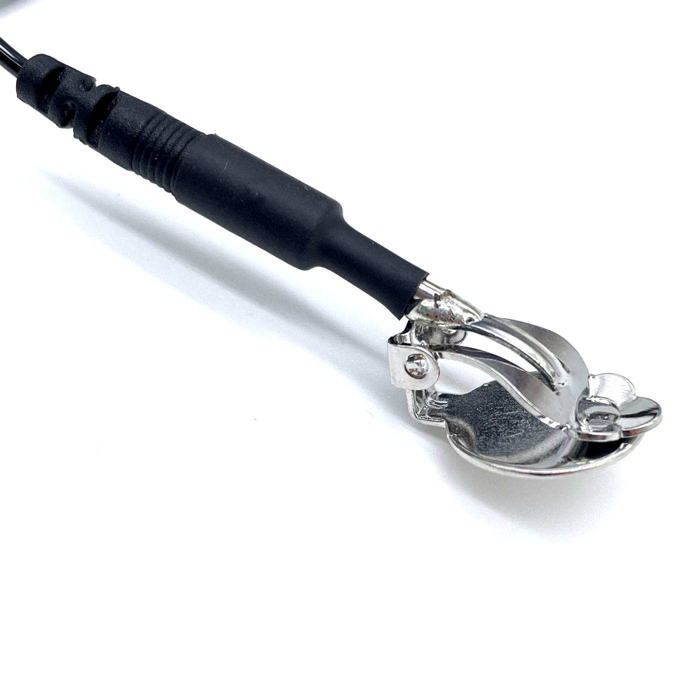 4.0mm Plug de plátano a 15mm Clip de oreja Arnés personalizado para el cuidado médico