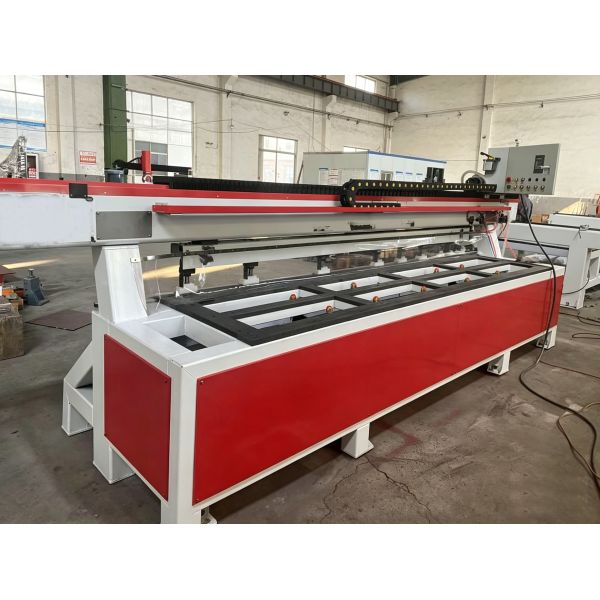 ZEUS 45 Degree Chamfering Machine One Cutting One Edging PLC Control Gear Drive Stone Grinding Engine Motor Pump Bearing 7.5kw