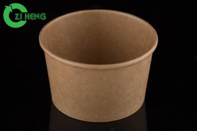 Biodegradável descartável da bacia de salada 12oz do papel de embalagem de produto comestível