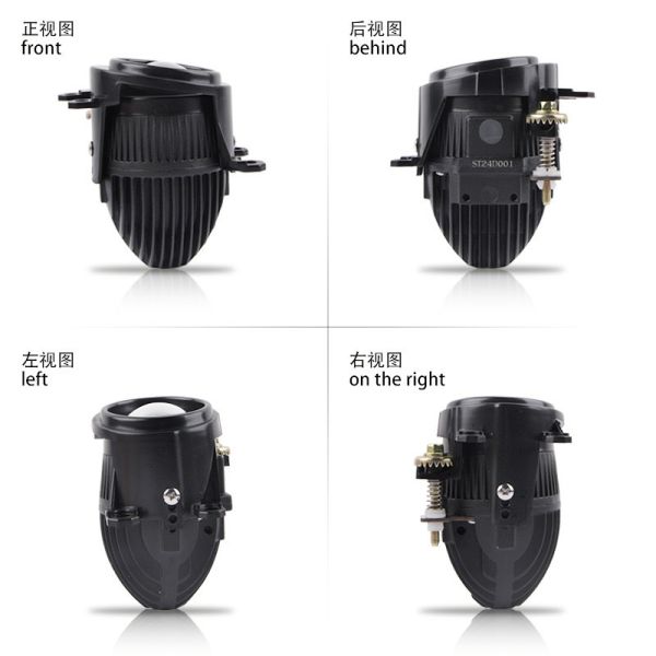 Dual Function 2.0 Inch LED Fog Lamps 48W Laser Focused Beam 5000LM