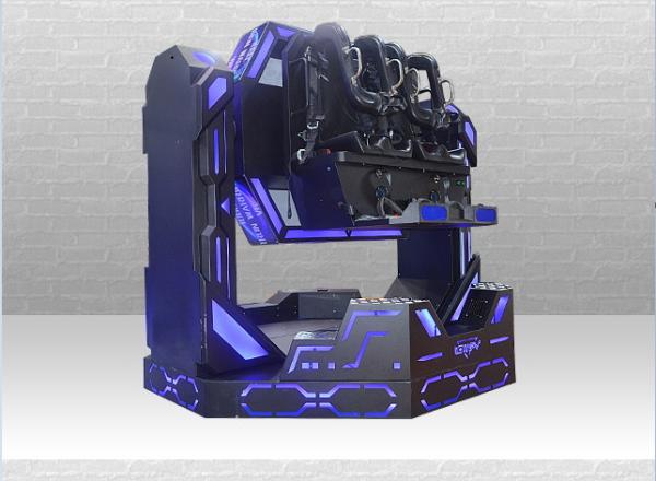 2 Seats 9D Virtual Reality Simulator Iron Warrior All - Axis Rotation 9D Roller Coaster