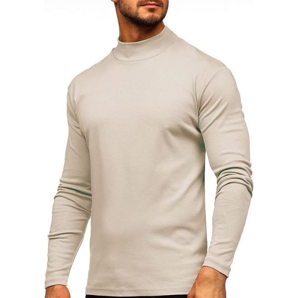 Men's Long-Sleeved T-Shirt Pullover Undershirt Support 7 Days Sample Order Lead Time