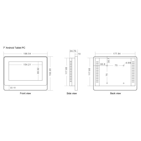 Shock Proof Industrial Android Tablet 7