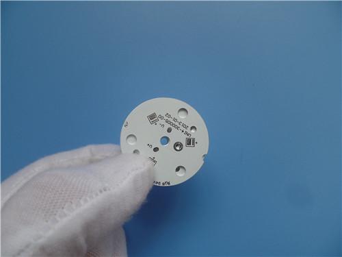 LED Aluminum Metal Core PCB 2W / MK for Led Bulb Light with 1 oz white color