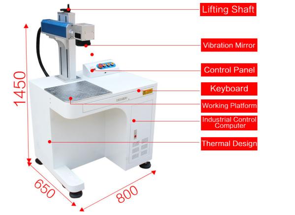 10w desktop fiber laser machine desktop laser cutting machine for sale