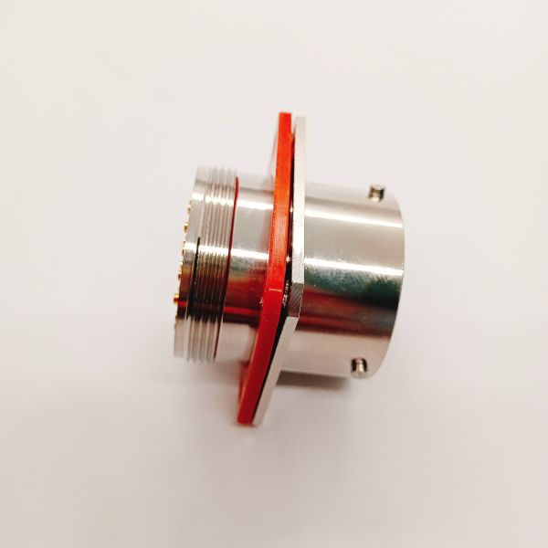 Aerospace Grade Waterproof Circular Connector with Gold-Plated Contacts and Aluminum Alloy Shell Bayonet Receptacle