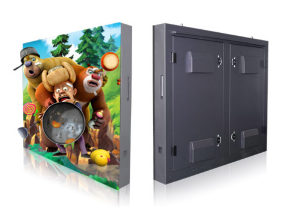 P4 Large LED Wall Screen Display Outdoor Iron Steel Aluminium Material 1920hz