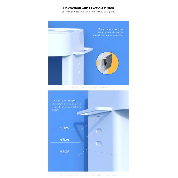 EN71/CPC/Test Modern Multi Colored Kids Wash Basin Floor Standing