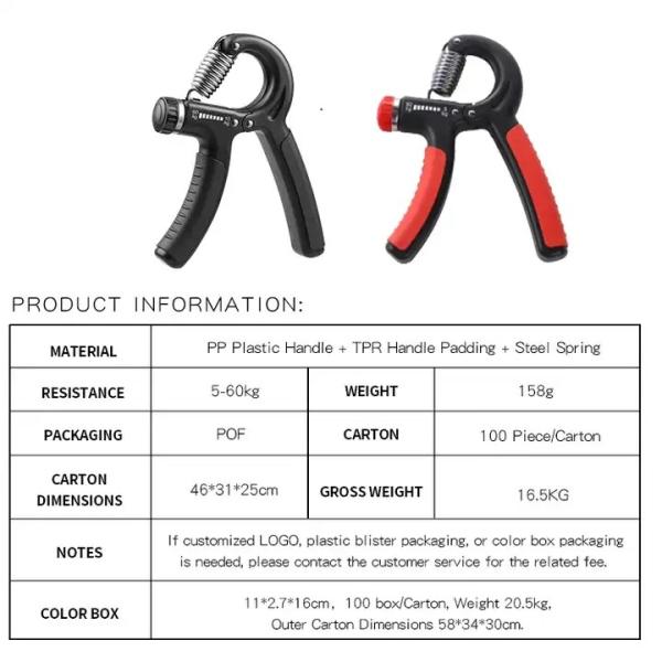Popular Rehabilitation Home Gym Equipment Hand Grips Fitness Equipment 5-60KG Hand Grip Strengthener