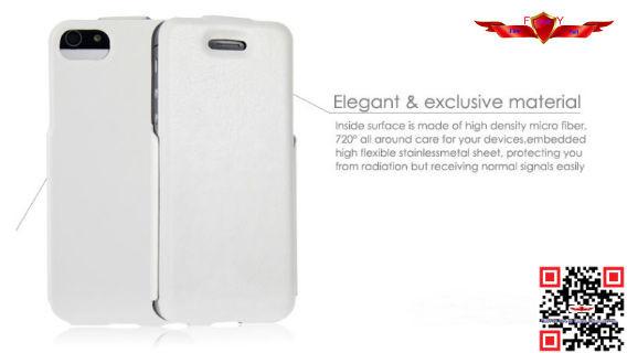 Fashion Design 100% Quality Guaranteed PU Flip Leather Cover Case For Iphone 5 Multi Color