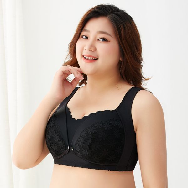 Cotton Breathable Pregnancy Nursing Bra Seamless Plain Dyed Big Pregnancy Sports Bra