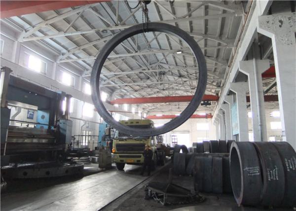 O forjamento máximo do aço carbono do OD 5000mm A350 LF3 LF6 soa o tratamento térmico feito à máquina áspero de Q+T