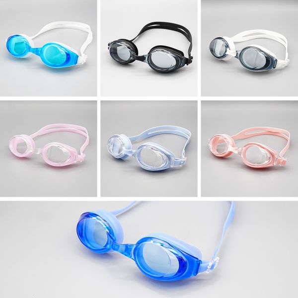 Clear Lens Anti Fog Waterproof Swim Goggles For Universal Swimming Equipment