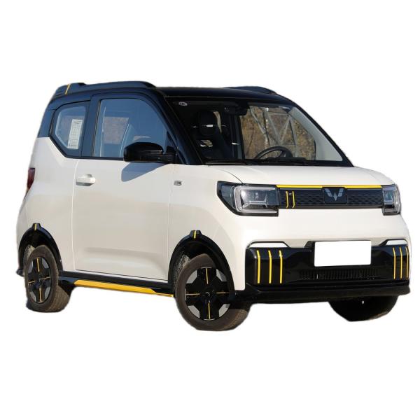 Gray Color Mini EV Cars Wuling Hongguang MINI EV Panoramic Sunroof