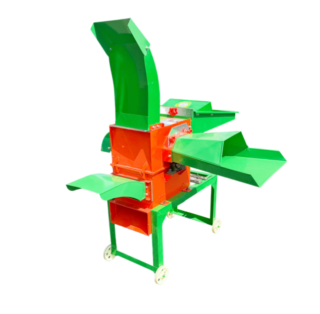 Heavy Carbon Chaff Cutter With Grinder Fodder Crusher High Capacity Livestock Feed Mill