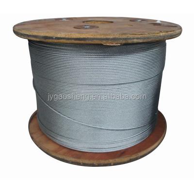 Câble de remorquage en acier galvanisé 6 X 19+FC, 12mm, résistance à la traction 1570-1960MPa
