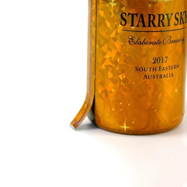 Hologram Laser Wine Sticker Labels Heat Shrink Sleeve Film Wine Label