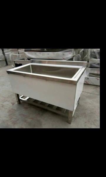 stainless steel deep sink can be assembled single bowl size:1200mmx700mmx800mm