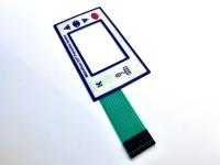 Capa de membrana de teclado de impressão de tinta de prata condutora para dispositivo de telecomunicações WIFI