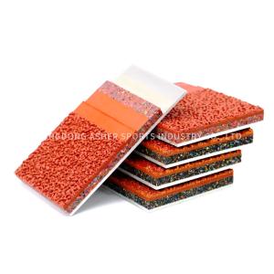 Integrated Sandwich System Running Track Rubber 20mm thickness Playground Use